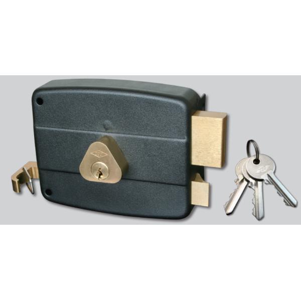 Rim Door Lock Surface Mounted A Grade Iron Simple Installation Compatibility