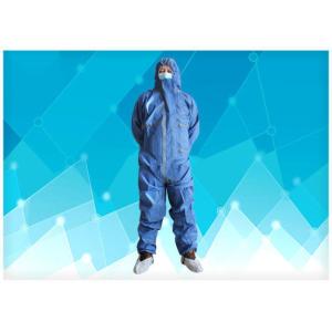 China Medical Disposable Protective Coverall Waist / Cuffs / Ankles Adjustment Elastic on sale