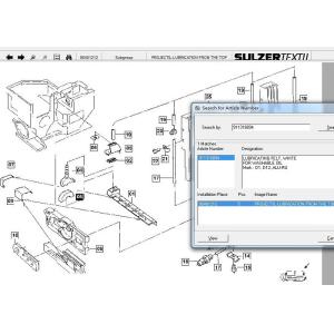 911816089 Sulzer Weaving Loom Spare Parts Lubricating Felt Housing with Felt