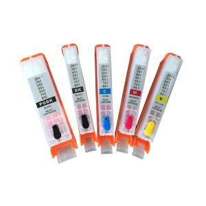100ml / Piece Plastic Compatible Printer Ink Cartridges Refillded Canon