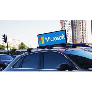 ROHS Shockproof Car Taxi Top Led Display Advertising Signs P2 P2.5 P3 P4 P5