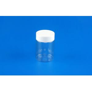Transparent Round Plastic Jars , Easy Opening Small Round Plastic Containers
