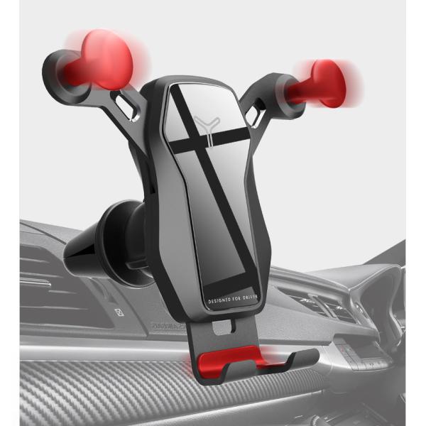 Car Mount Phone Holder Automatic Locking Universal Air Vent GPS Cell Phone Holder for Car for iPhone X/8/7/7P/6s/6P/5S