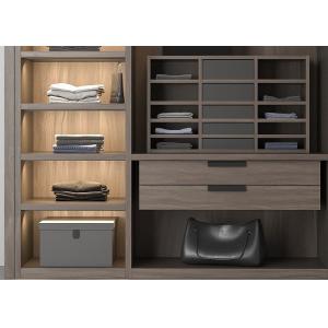500mm Walnut Wood Bedroom Wardrobe Closets