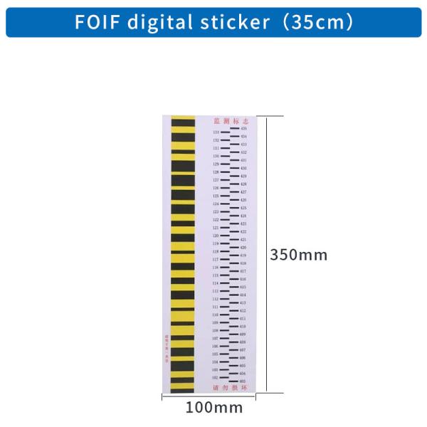 5PCS SETTLEMENT OBSERVATION BAR CODE STICKER FOR LEI-CA SOKK IA TRIMBLE FOIF DIGITAL LEVEL SURVEYING