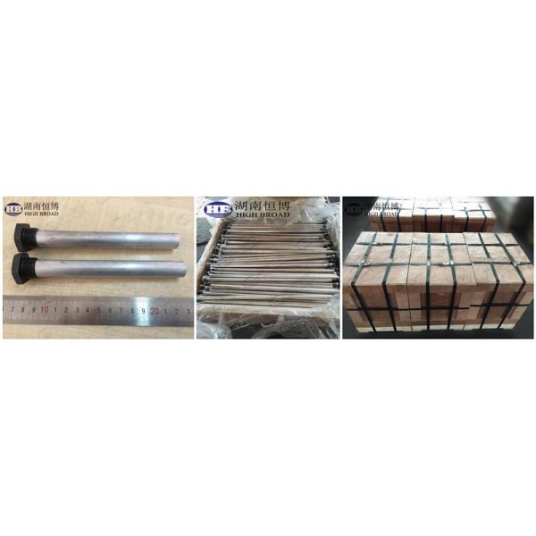 NPT 3/4" Steel Plug Magnesium Mg Mag Sacrificial Rod Anode For Heat Generator AZ31 AZ61 Pure Magnesium 99.9%