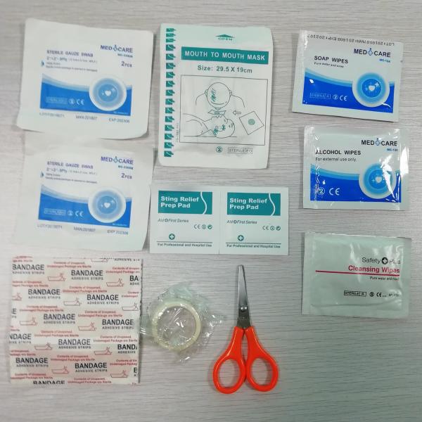 Promotional mini bite first aid for kids emergency kit for traveling stings kit