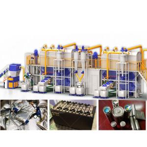 Scrap Car Battery Recycling Machine with PLC PC Touch Screen Control E-waste