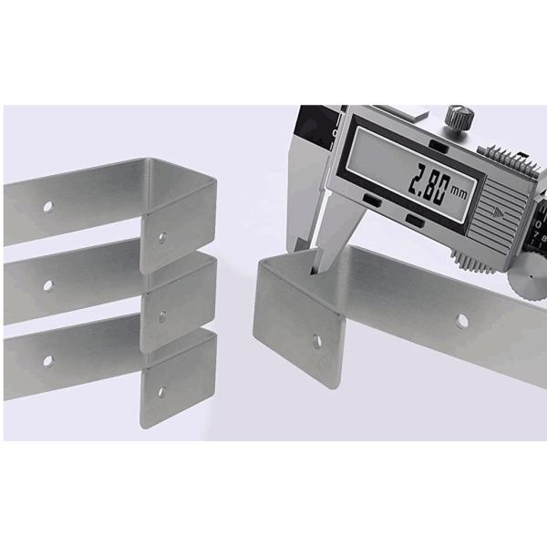 Stainless Steel Bunk Bed Ladder Hooks Inside Width 1.4*2.15* Length 6.3inch Pack of 2