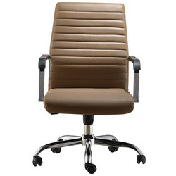 Middle Back Ergonimic Pu Office Chair Swivel Office Chair