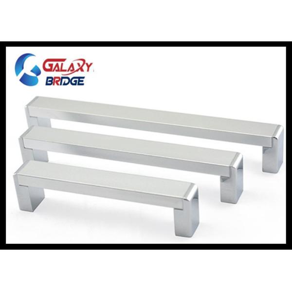 Solid 192mm Kitchen Aluminium Cabinet Handles Square Cupboard Pulls Modern