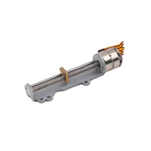 10mm Diameter Micro Slider Screw Stepper Motor Copper Slider With Bracket Linear
