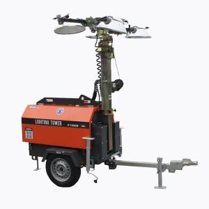 Mobile Diesel Light Tower For Mining Industrial 4kw Fitness Equipment Generator