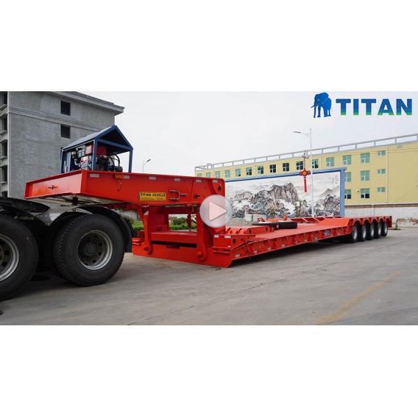 150 Ton Removable Gooseneck Lowboy Trailer video