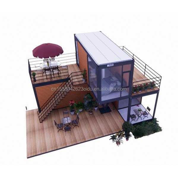 50/75/100mm Wave Sandwich Panel Wall 20 Feet Portable Shipping Container Clothing Store Prefab Mobile Shop Pop-up Retail Store