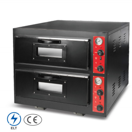 Buy Silver Stainless Steel Pizza Oven 50-300℃ Temp Cooking Equipment with Mechanical Control Panel at wholesale prices