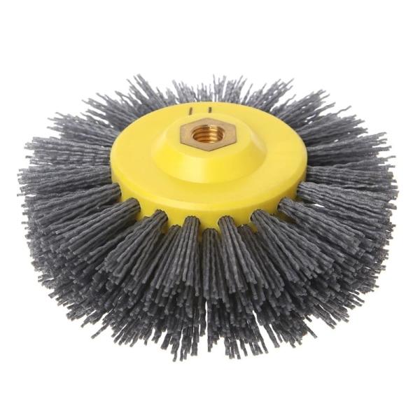 M14 Thread Polish Abrasive Wire Wheel Cleaning Brush 150x40 For Wooden