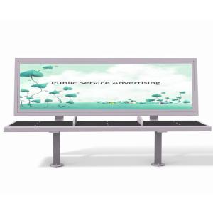 Galvanized Steel OHSAS18001 Certificate Public Bus Stop Bench