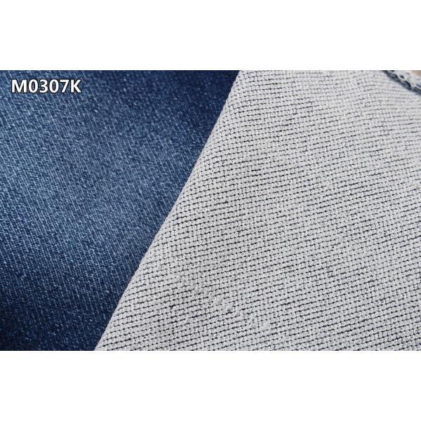 8.3 Oz Light Weight Fake Knitting Denim Fabric Super Soft Double Layer Jeans Fabric