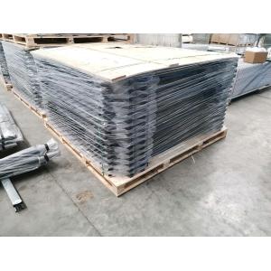 2.03m Pvc Coated Black Wrought Iron Fence Panels Security