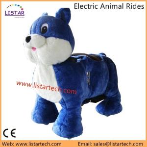 Quality battery animal ride plush lion ride on toy Mall rides on animals for sale