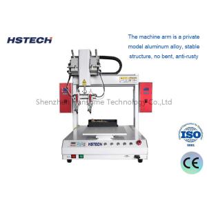Quality High Precision Dual Head Soldering Robot with 400mm x 400mm Workspace for Post-Assembly Process for sale