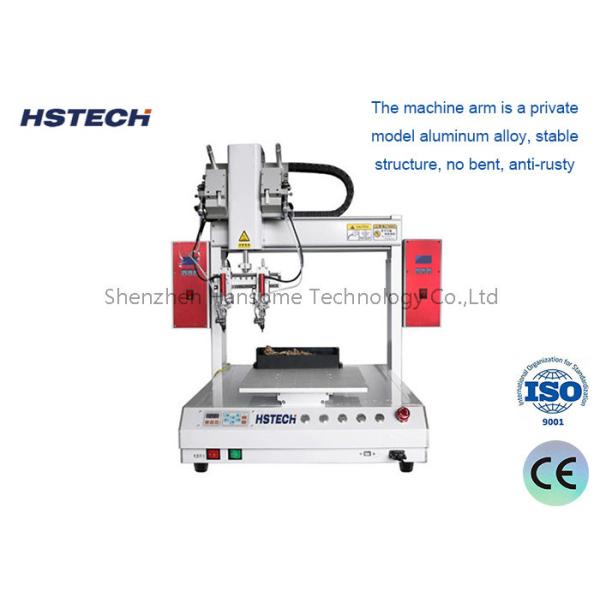 High Precision Dual Head Soldering Robot with 400mm x 400mm Workspace for Post