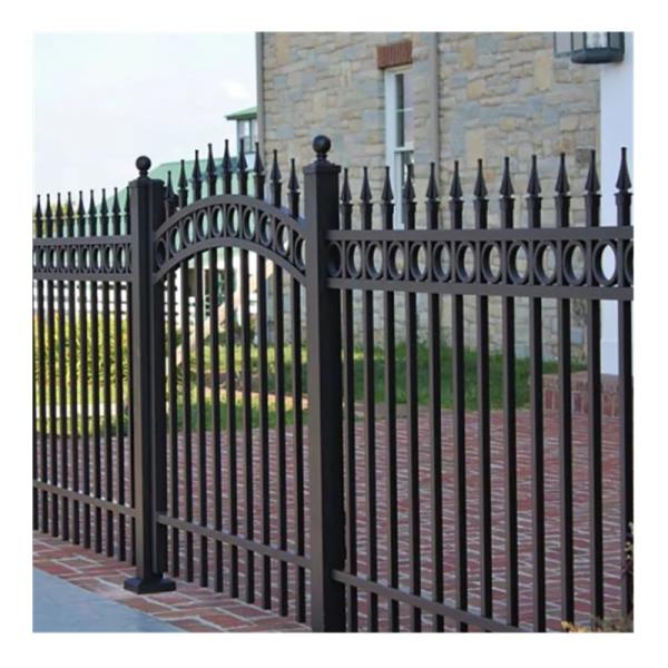 Steel Material Modern Stylish Gray/Green Color PVC Coated 3D Garden Fence for Outdoor