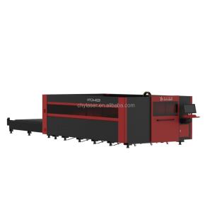 High Power Fiber Laser Cutting Machine 6000W 8KW 20KW Exchange Table for Metal