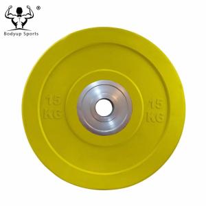 Colored Gym Rubber Weight Disc Competition Bumper Plates
