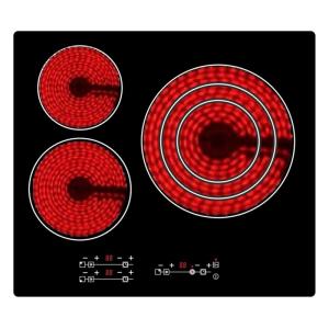 Sensor Touch Control 60Hz 3 Burner Ceramic Cooktop