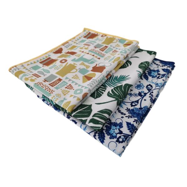 All Ployester 16x18inch Lint Free Microfiber Dish Cloth Tea Towel