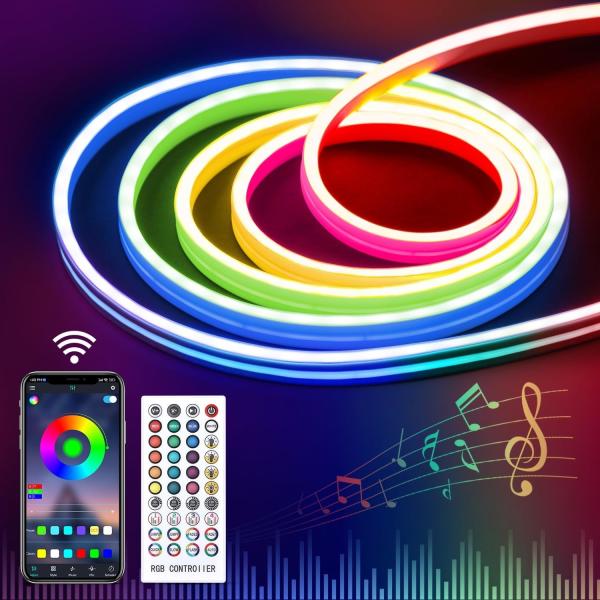 China RGB Neon Rope Lights 12V App Control Music Sync Color Changing Led Light, Waterproof Flexible Rope Lights for Decor on sale China RGB Neon Rope Lights 12V App Control Music Sync Color Changing Led Light, Waterproof Flexible Rope Lights for Decor on sale