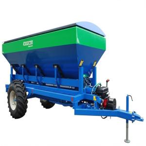 Tractor-Pulled Grain Fertilizer Spreader 3-9 m3 Capacity