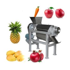 Spiral Fruit Vegetable Processing Machine 410rpm Fruit Juice Squeezing Machine