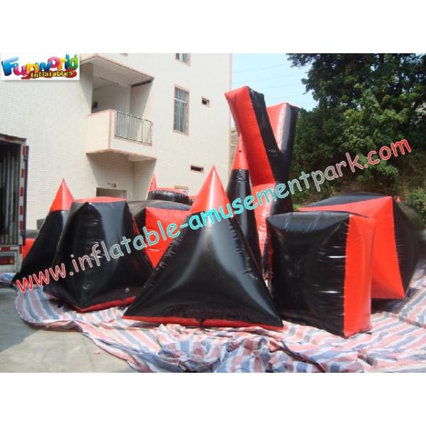 Full Sets Military Inflatable Paintball Bunkers Obstacle Games For Paintball Sports