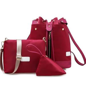 Europe 2016 new wild nylon backpack three-piece picture pack