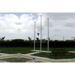 Anti Rust Electric Flag Pole With Electromechanical Integrated Flagpole Driven