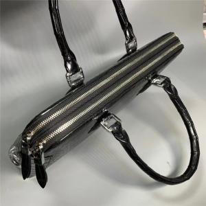 Authentic Real Crocodile Skin Top Businessmen Briefcase Bag Genuine Alligator