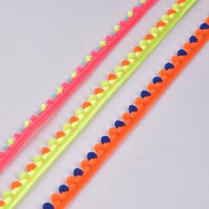 20KJ35 SGS 1.3cm Ball Pillow Polyester Pom Pom Trim