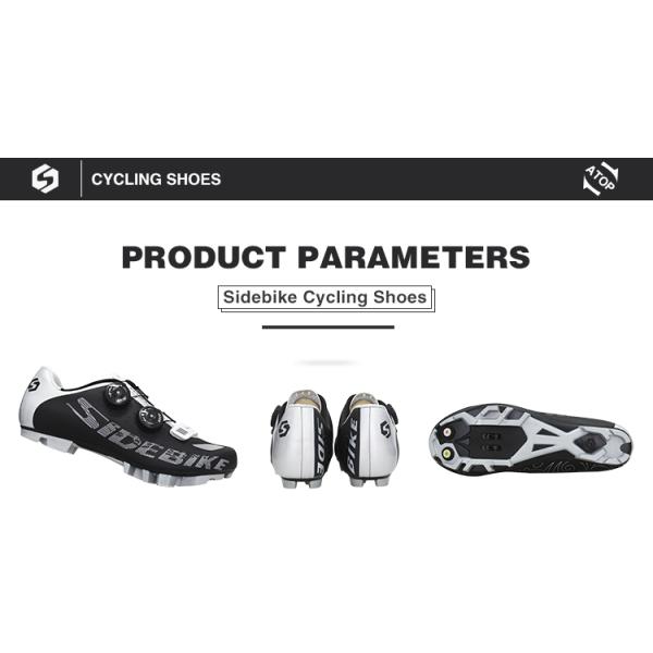 Black Water Resistant Cycling Shoes Bright Color Printed Low Wind Resistance