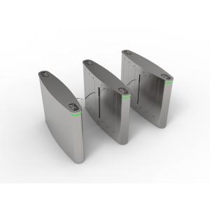 Electrical Pedestrian Flap Gate Barrier Walkways Retractable Turnstile Access