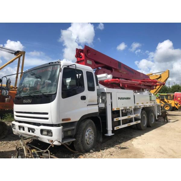 Buy ISUZU+PM 37M Used Concrete Pump 2012 Year With Commissioning And Training at wholesale prices