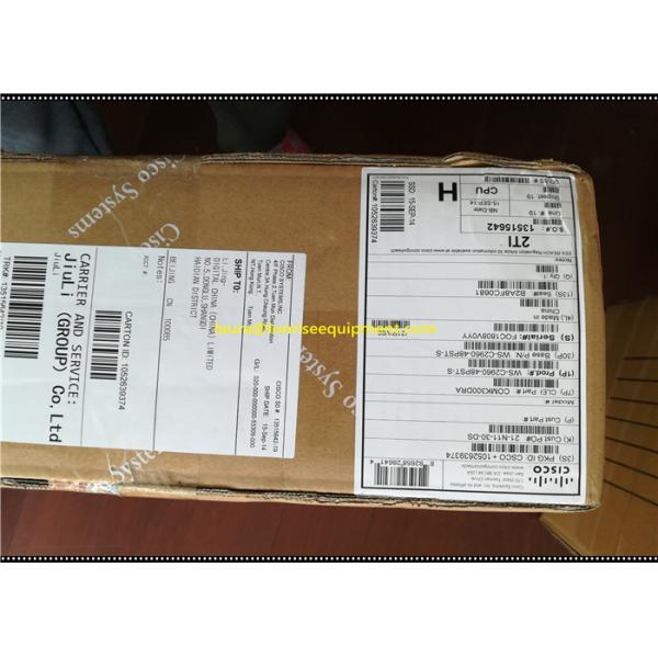 CISCO SWITCH SECURITY APPLIANCE CATALYST WS-C2960-48PST-S MANAGES L2 FAST