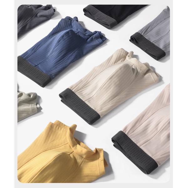 Plus Size Solid Mens Boxer Shorts Seamless Breathable Mens Underwear Briefs