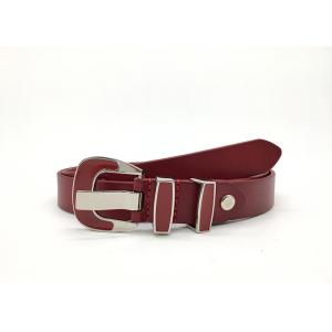 Customized Cowhide 2.5cm Lady Genuine Leather Belt