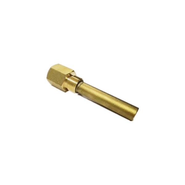 100mm Dive Brass Tube Fitting Welded For Pressure Gage