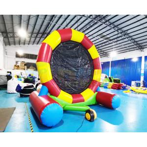 Party Interactive Game Colorful Inflatable Football Goal For Backyard
