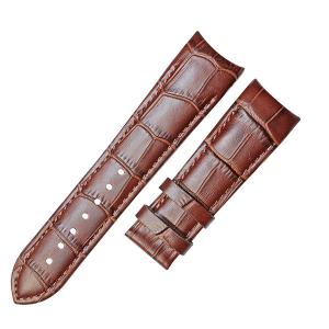 16mm - 22mm 2 Piece Curved Replacement Leather Strap