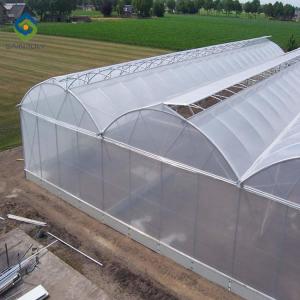 Quality Arch Roof 10.8m PC Sheet Greenhouse Flower Growing for sale
